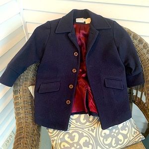 Florence Eiseman kids navy wool pea coat Size 4